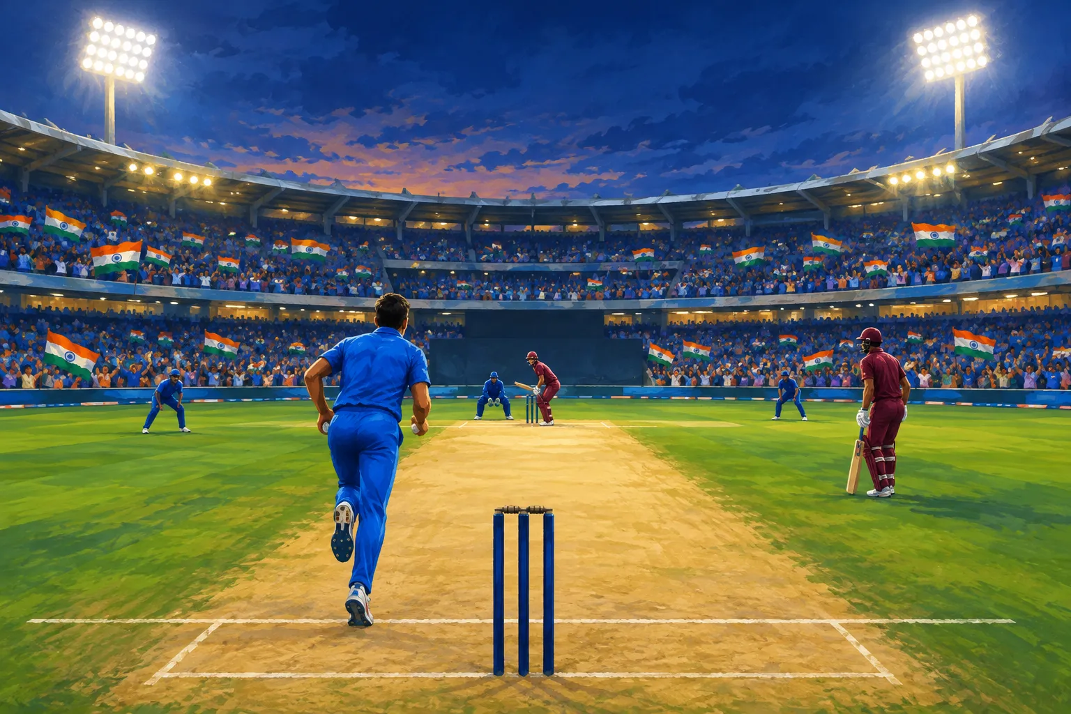 Illustration for India vs West Indies, 4th T20I