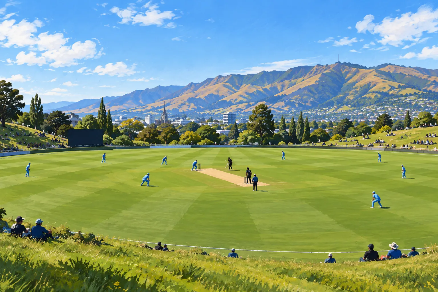 Illustration for New Zealand vs India, 1st T20I
