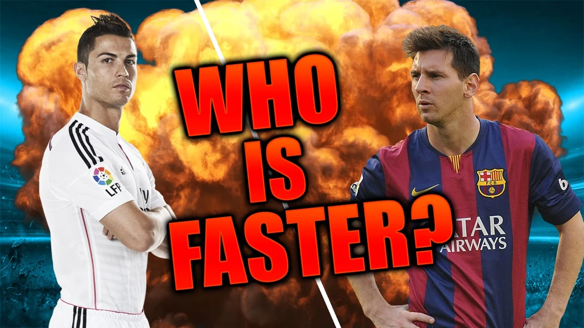 who is faster ronaldo or messi